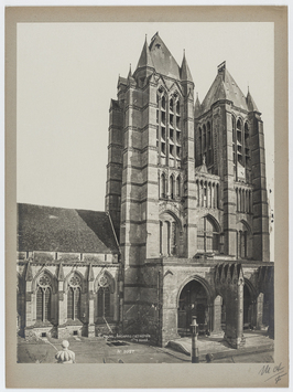 Vorschaubild Noyon: Alte Kathedrale, Westseite. Foto von Séraphin-Médéric Mieusement Nr. 3927